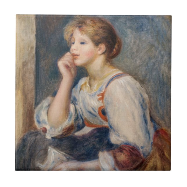 Pierre-Auguste Renoir - Mulher com Letra (Frente)