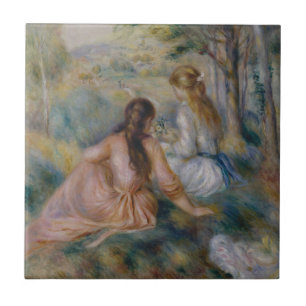 Pierre Auguste Renoir no prado