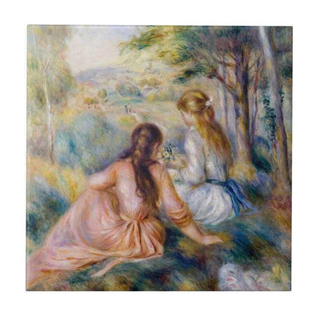 Pierre-Auguste Renoir - No Prado (Frente)