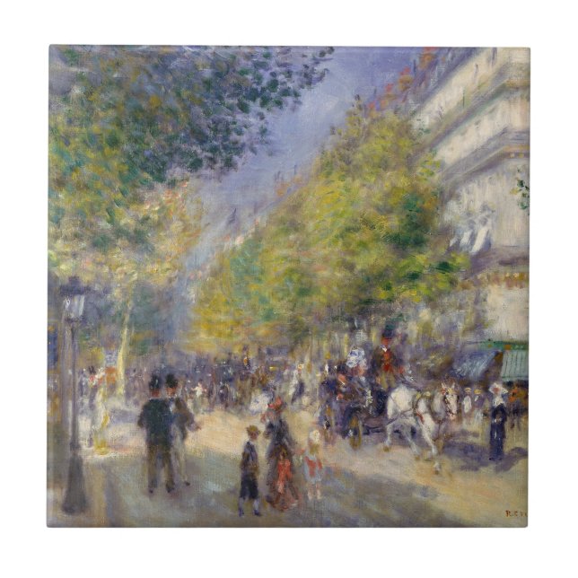 Pierre-Auguste Renoir - Paris, Grands Boulevards (Frente)