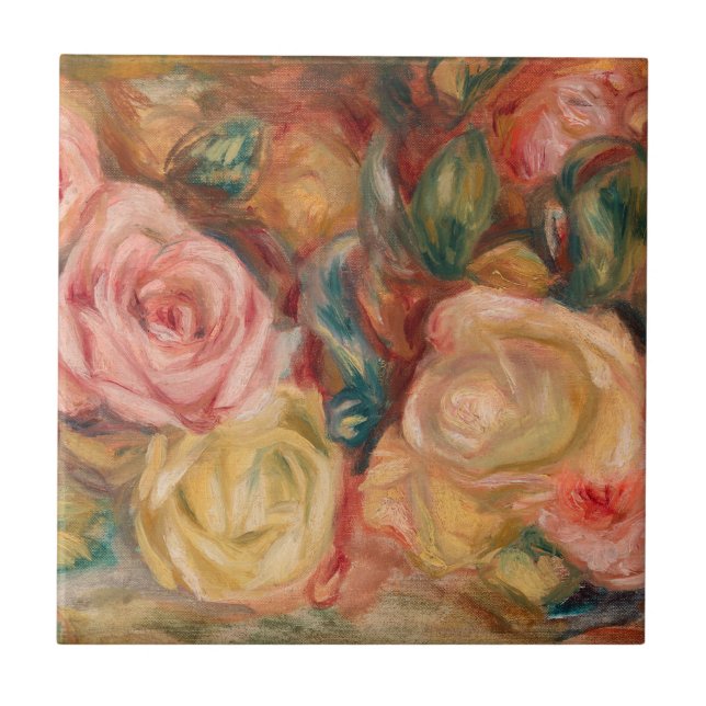 Pierre-Auguste Renoir - Rosas (Frente)