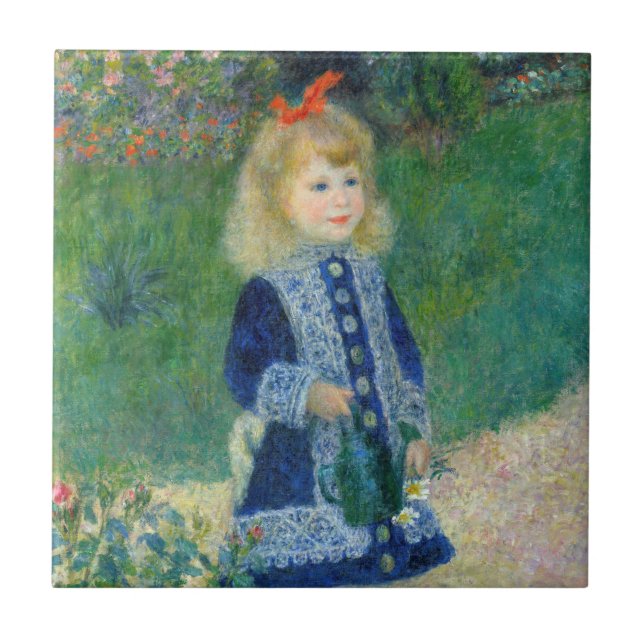 Pierre-Auguste Renoir - Uma garota com uma lata de (Frente)
