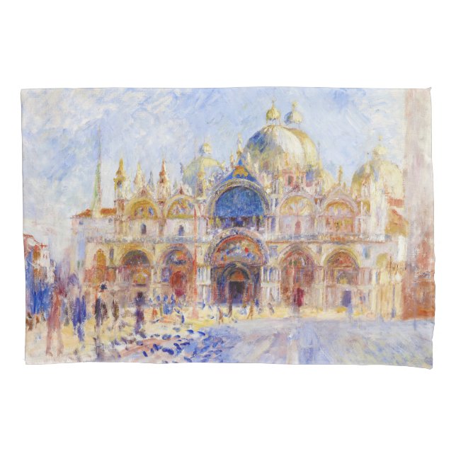 Pierre-Auguste Renoir - Veneza, Piazza San Marco (Frente)