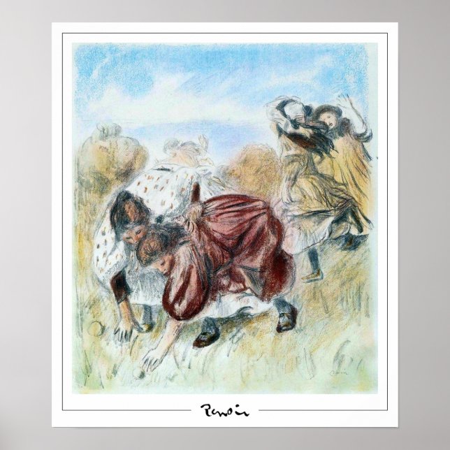 Pierre-Auguste Renoir Zedign Art Poster nº 24-3 (Frente)