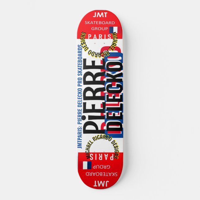 PIERRE DELECKO JMT PARIS 8, 1/4", skate (Frente)