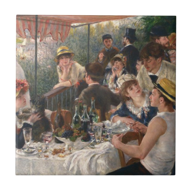 PIERRE RENOIR - Almoço do partido 1881 do barco (Frente)