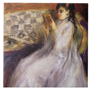 Pierre uma leitura da jovem mulher de Renoir