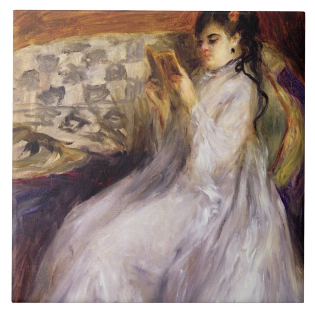 Pierre uma leitura da jovem mulher de Renoir | (Frente)