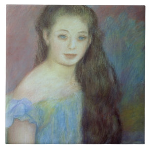 Pierre uma rapariga de Renoir com olhos azuis