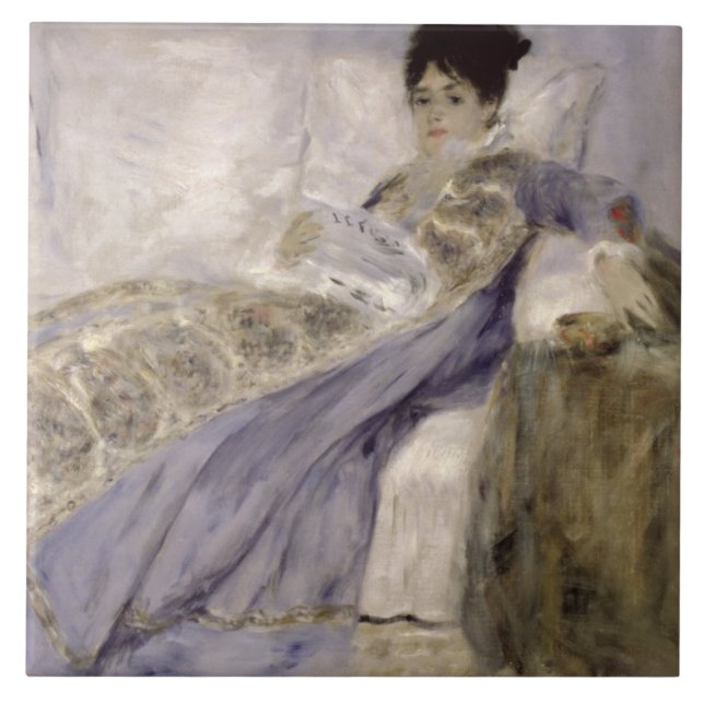 Pierre uma senhora Monet de Renoir | em um sofá (Frente)