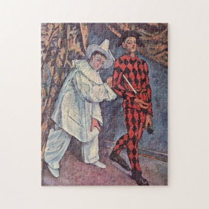 Pierrot e Harlequin Quebra-cabeça