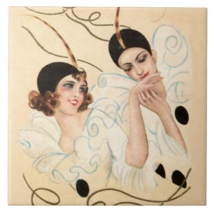 Pierrot e Pierrette Beijo na Mão por Sophia Chiost