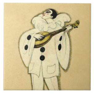 Pierrot Serenades a Crescent Moon por Sophia Chios