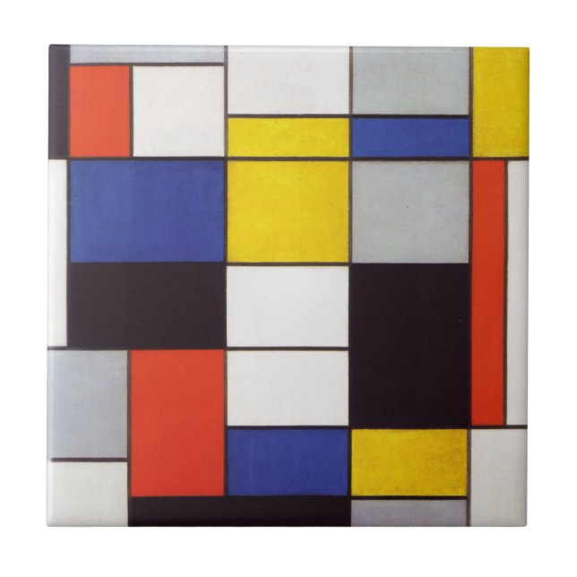 PIET MONDRIAAN - Composição A 1923 (Frente)