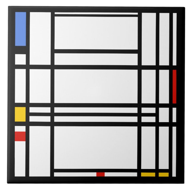 Piet Mondrian, Composição 10 (Frente)