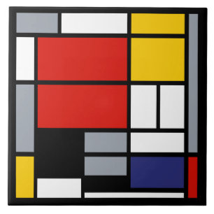 Piet Mondrian, Composição com Grande Plano Vermelh