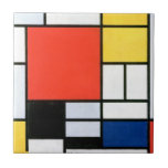 Piet Mondrian Composição Vermelho Amarelo Azul<br><div class="desc">Composição de Piet Mondrian com Azul Amarelo Vermelho e Preto</div>