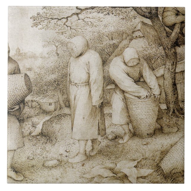 Pieter Bruegel a pessoa idosa - apicultor (Frente)