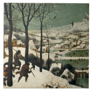 Pieter Bruegel a pessoa idosa - caçadores na neve