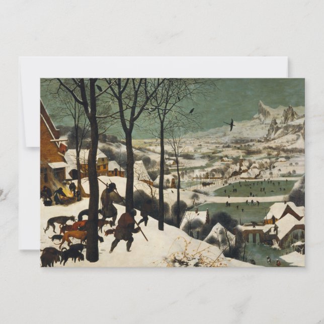 Pieter Bruegel, O Velho - Caçadores Na Neve (Frente)