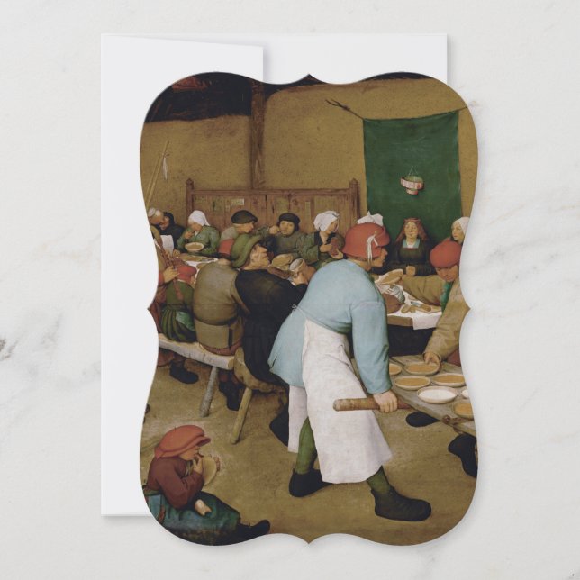 Pieter Bruegel, o Velho - Casamento Camponês (Frente)