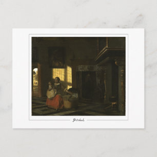 Pieter de Hooch #45 - Cartão Postal de Arte Fina