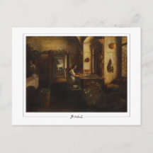 Pieter de Hooch #85 - Cartão postal de arte fina