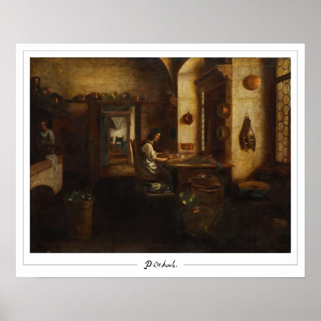 Pieter de Hooch Zedign Art Poster #85 (Frente)