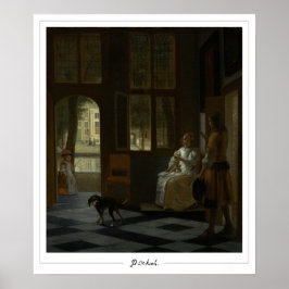 Pieter de Hooch Zedign Art Poster nº 1