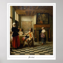 Pieter de Hooch Zedign Art Poster nº 118