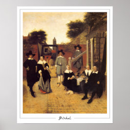 Pieter de Hooch Zedign Art Poster nº 143