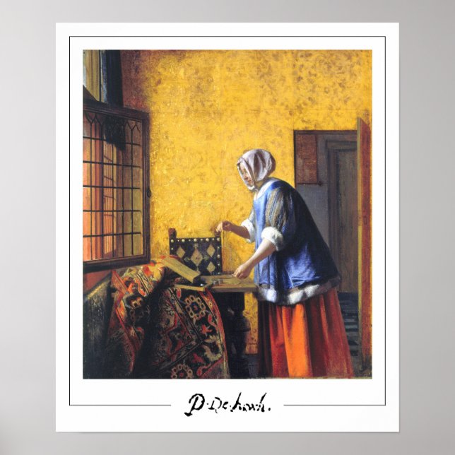 Pieter de Hooch Zedign Art Poster nº 26 (Frente)