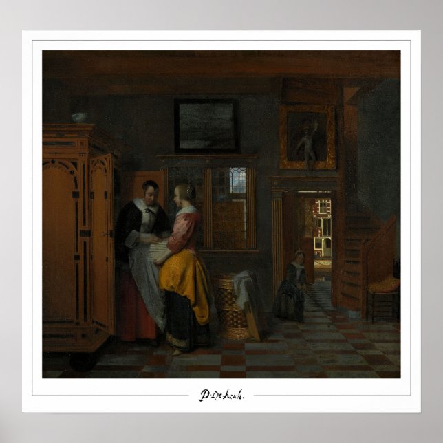 Pieter de Hooch Zedign Art Poster nº 3 (Frente)