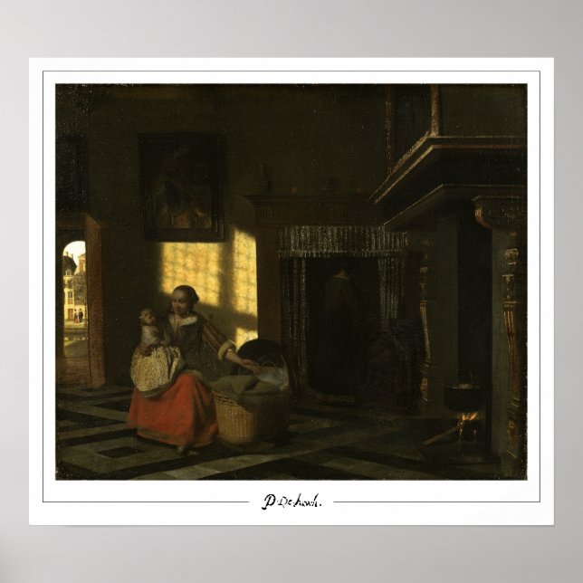 Pieter de Hooch Zedign Art Poster nº 45 (Frente)