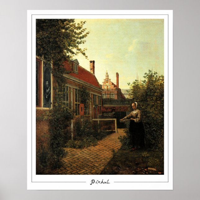 Pieter de Hooch Zedign Art Poster nº 5 (Frente)