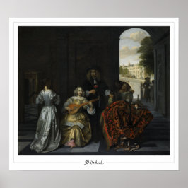Pieter de Hooch Zedign Art Poster nº 74