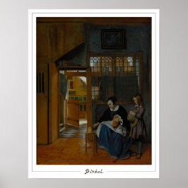 Pieter de Hooch Zedign Art Poster nº 8