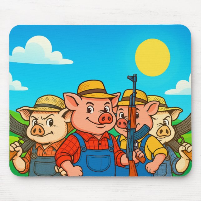 Pig Farming Committee Pax Baculum Mouse Pad (Frente)