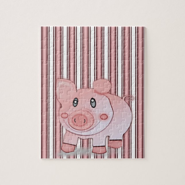 Pig Jigsee Quebra-cabeça (Vertical)