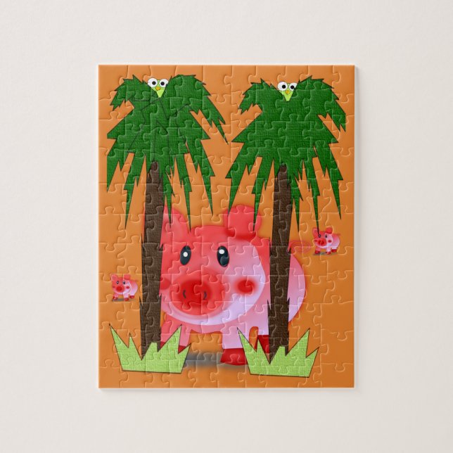 Pig Jigsee Quebra-cabeça (Vertical)