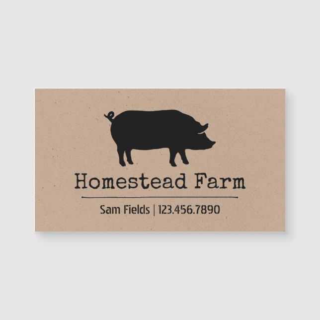 Pig Silhouette (Frente)