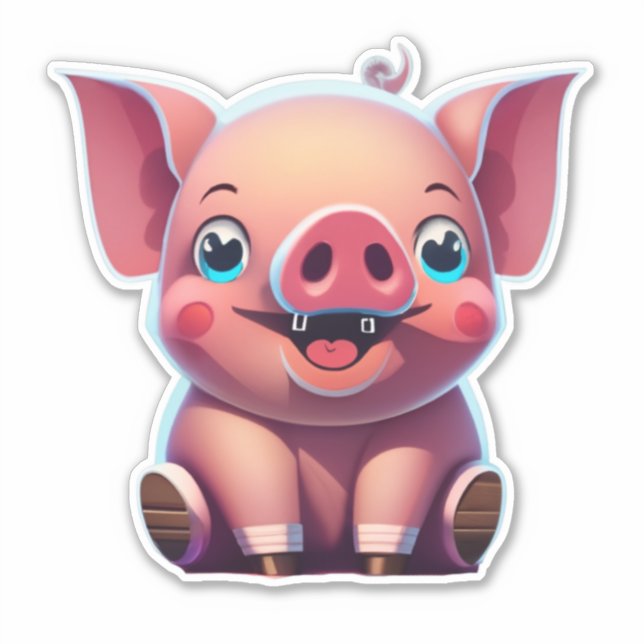 Pig Stickers Onde Entusiastas De Adesivos Se Unem (Frente)