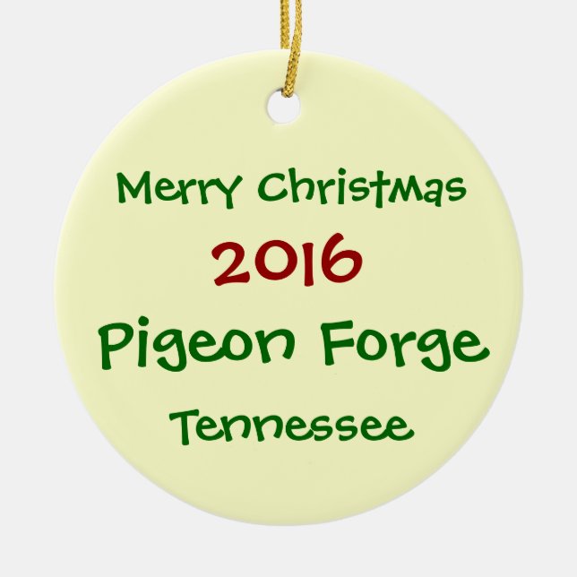 PIGEON FORGE TENNESSEE ENFEITES DE NATAL HOLIDAY (Frente)