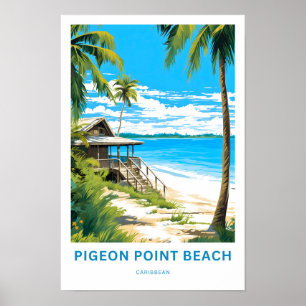 Pigeon Point Beach Caribe Viagem Impressão