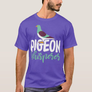 Pigeon Whisperer Camisa Engraçada Observando