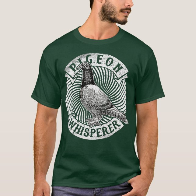 Pigeon Whisperer Camiseta Adora Pigões (Frente)