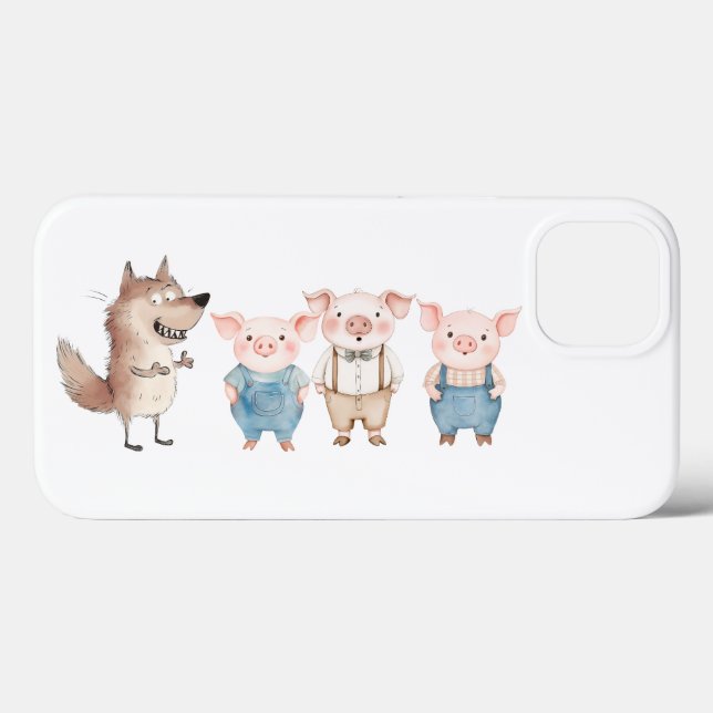 Pigs and Bad Wolf cartoon (Verso (horizontal))