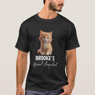 Pijama Camisa de Dormir do Gato Oficial da BROOKE'