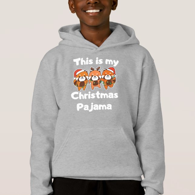Pijama de Natal Red Panda (Frente)