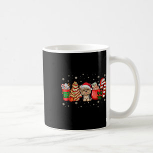 Pijamas de Natal para cachorro Yorkie Canecas de C